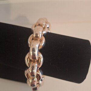 Sterling Silver Chunky Rope Bracelet